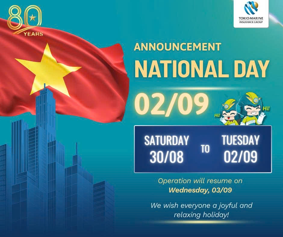 ANNOUNCEMENT ON 2.9 HOLIDAY SCHEDULE