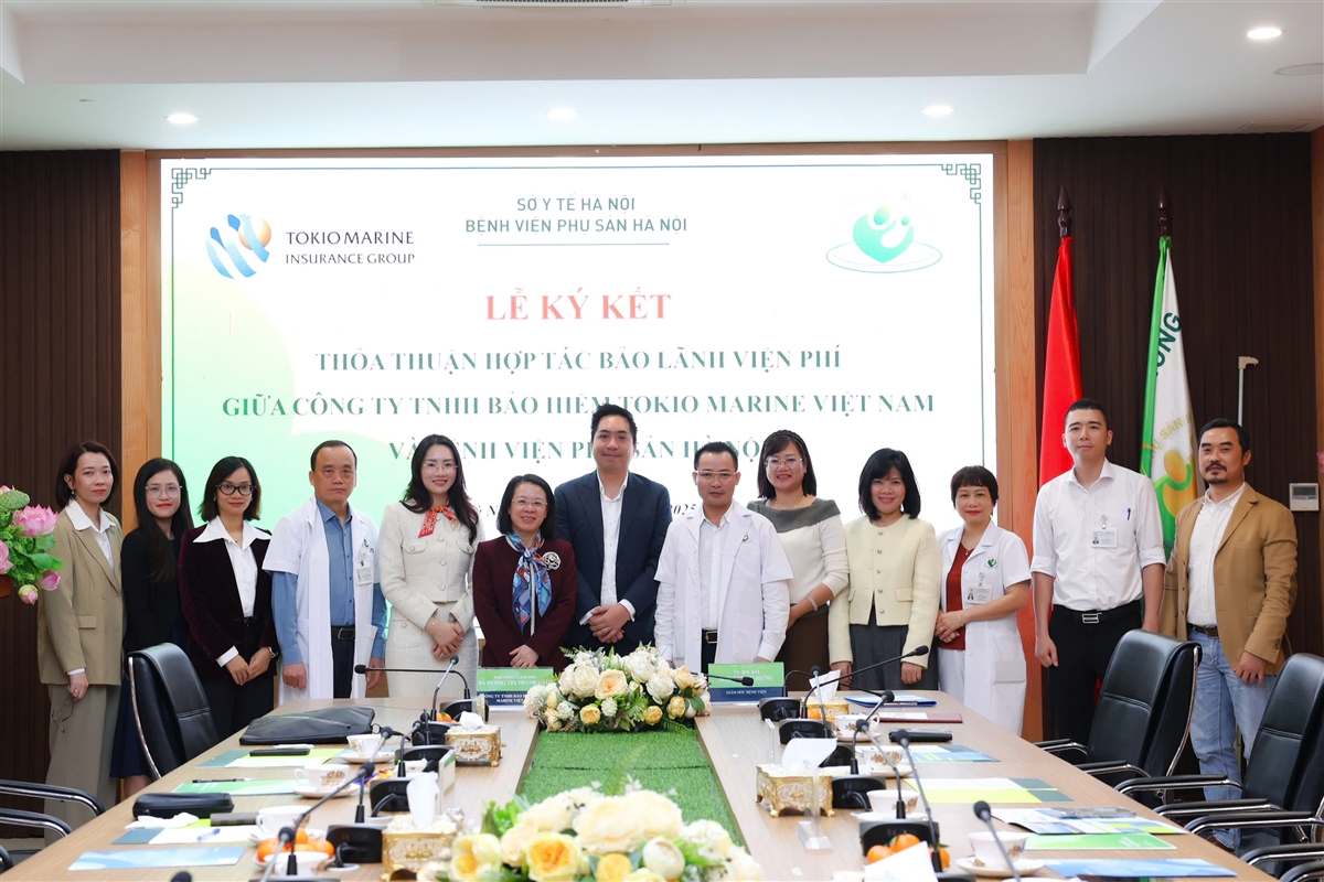 Tokio Marine Việt Nam và Bệnh viện Phụ sản Hà Nội - Chung tay vì sự an tâm của khách hàng