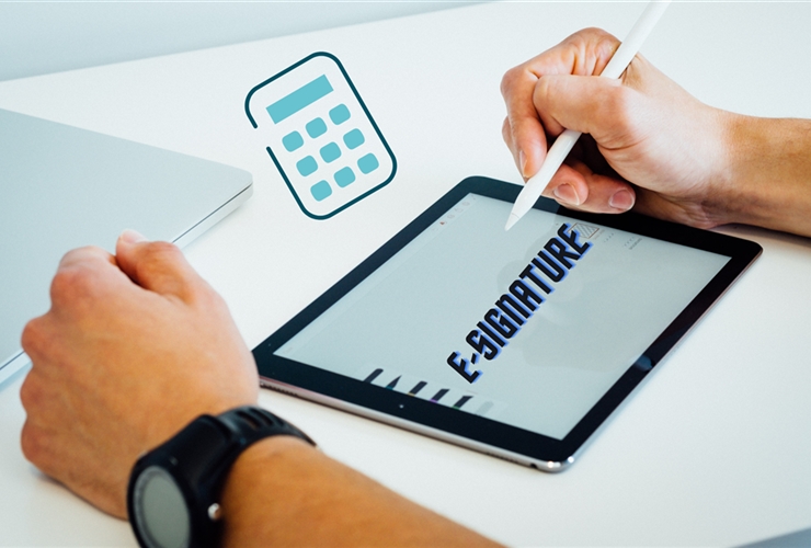 Re.: Notice of application of digital signatures and implementation of electronic transactions